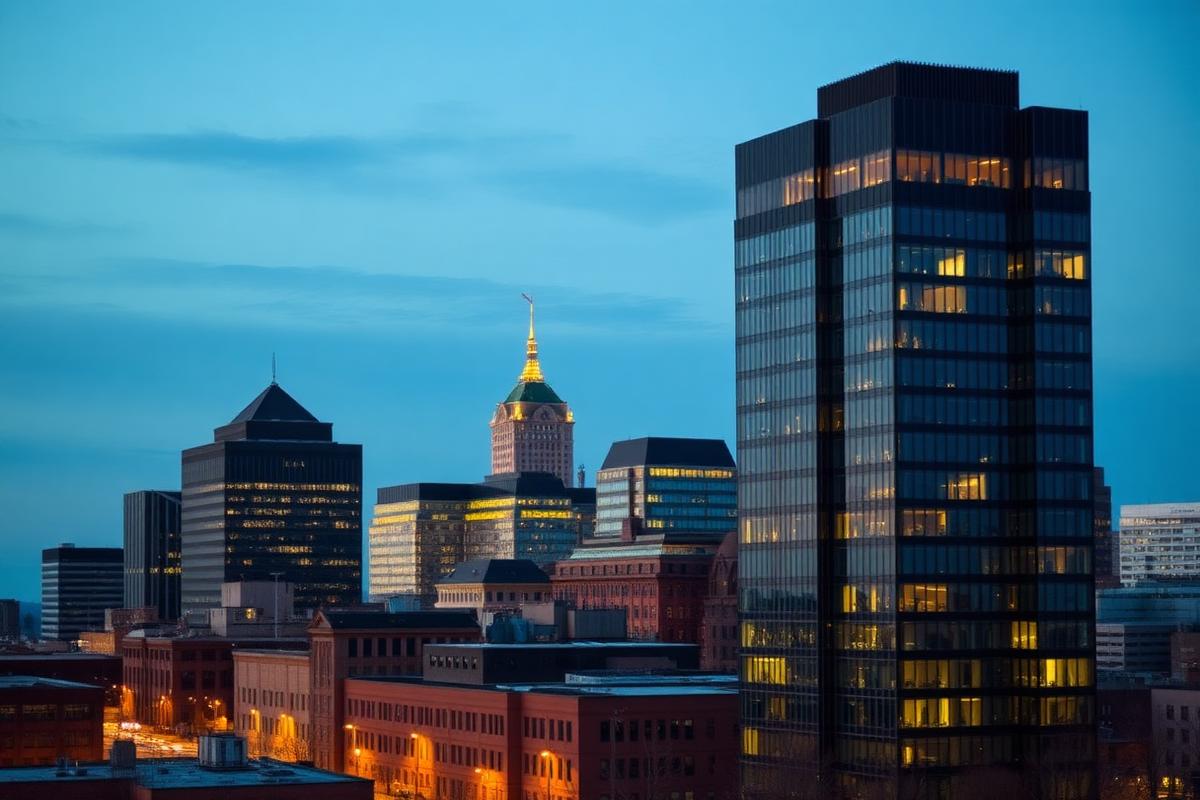 Manchester, New Hampshire skyline